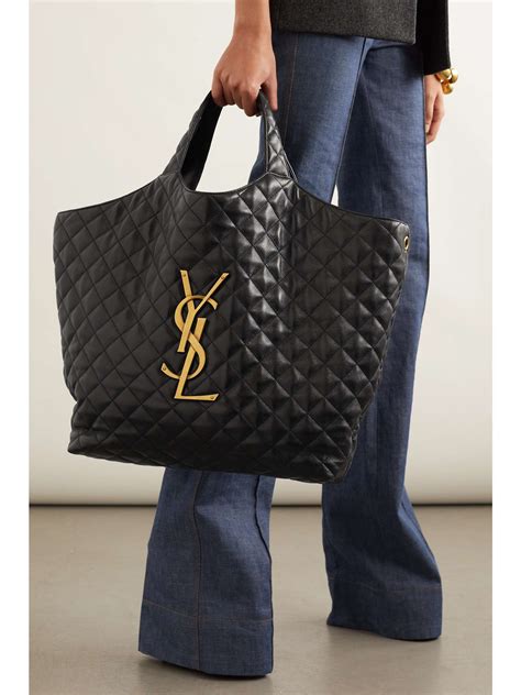 real leather ysl tote|YSL oversized tote.